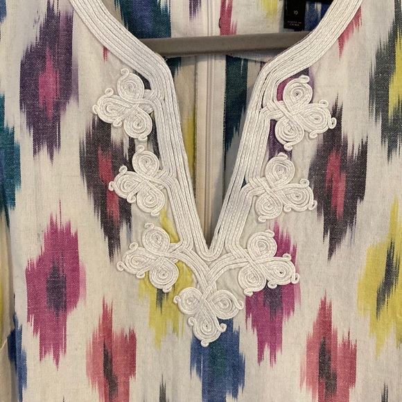 J crew. multicolored dress. - Picture 4 of 5